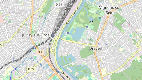 Carte de localisation de l'évènement