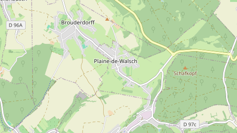 Carte de localisation de l'évènement