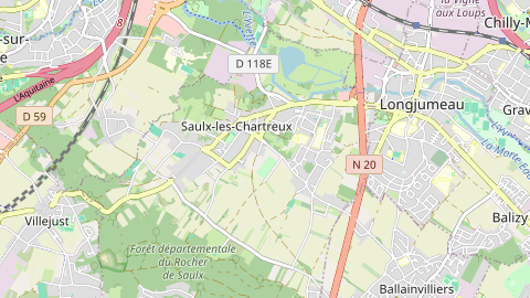 Carte de localisation de l'évènement