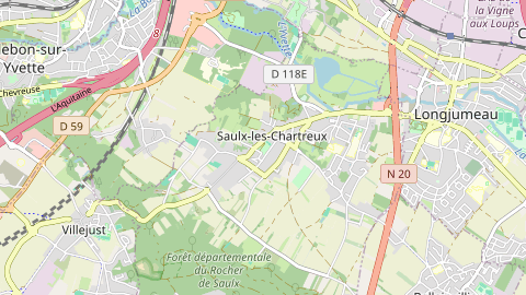 Carte de localisation de l'évènement