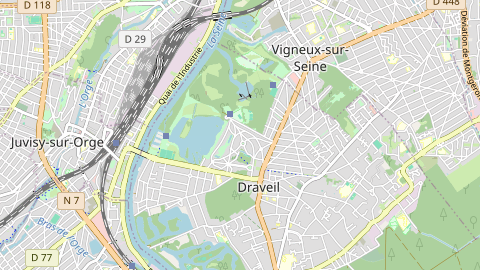 Carte de localisation de l'évènement