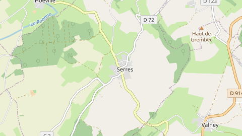 Carte de localisation de l'évènement
