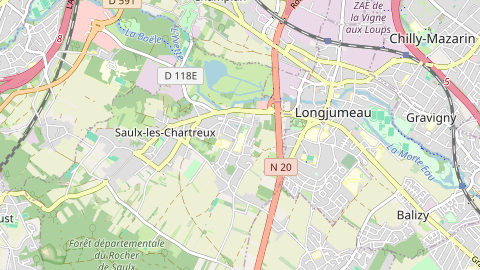 Carte de localisation de l'évènement