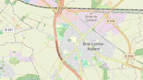 Carte de localisation de l'évènement