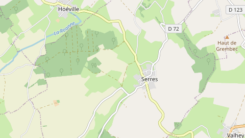 Carte de localisation de l'évènement