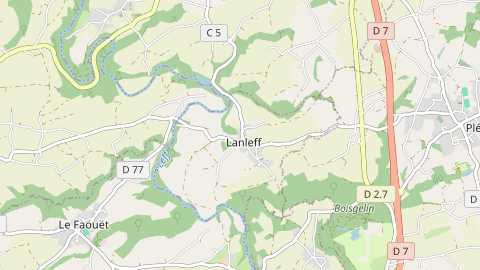 Carte de localisation de l'évènement