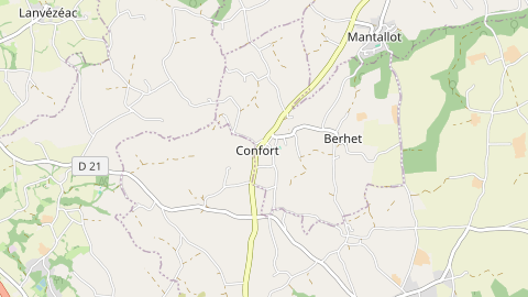 Carte de localisation de l'évènement