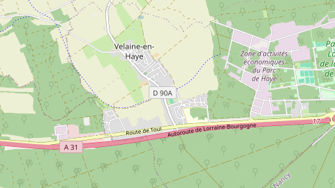 Carte de localisation de l'évènement