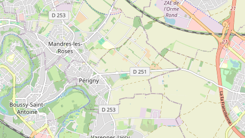 Carte de localisation de l'évènement