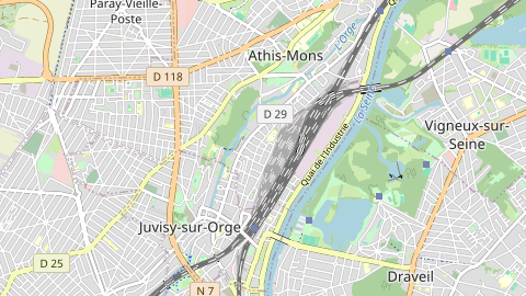 Carte de localisation de l'évènement