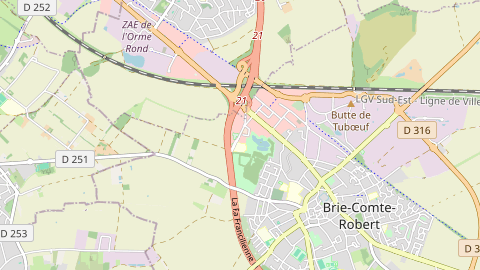 Carte de localisation de l'évènement