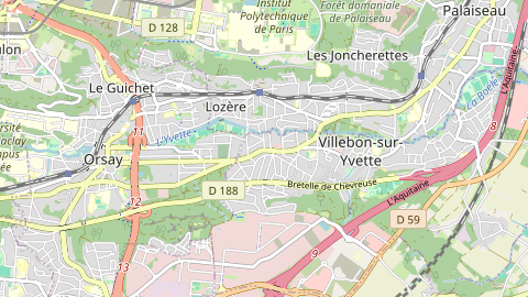 Carte de localisation de l'évènement