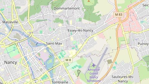 Carte de localisation de l'évènement