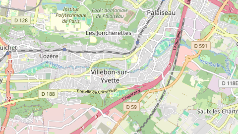 Carte de localisation de l'évènement