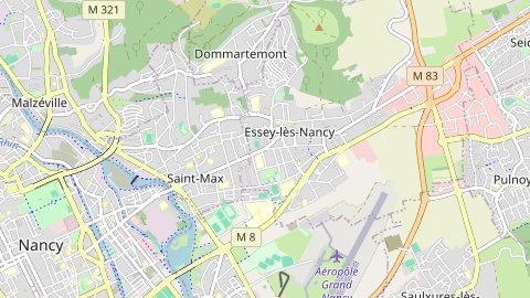 Carte de localisation de l'évènement