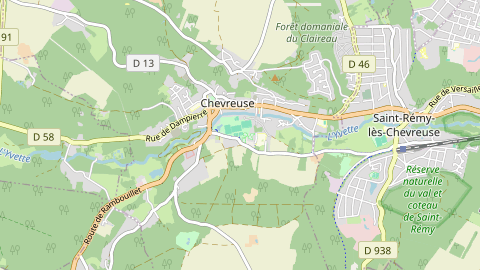 Carte de localisation de l'évènement