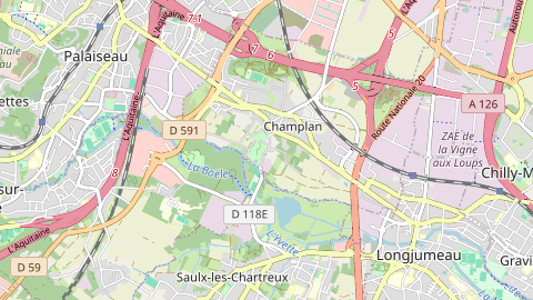 Carte de localisation de l'évènement