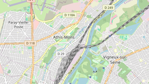 Carte de localisation de l'évènement