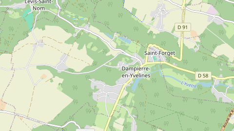 Carte de localisation de l'évènement