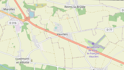 Carte de localisation de l'évènement