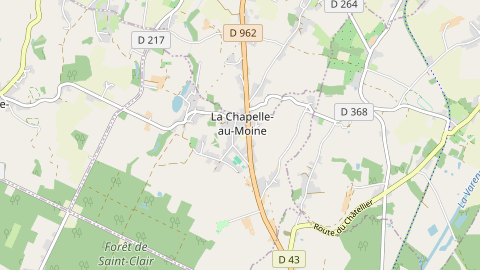 Carte de localisation de l'évènement