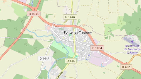 Carte de localisation de l'évènement