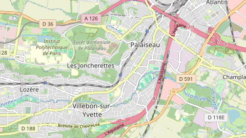 Carte de localisation de l'évènement