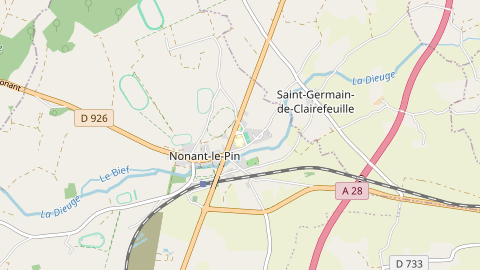 Carte de localisation de l'évènement