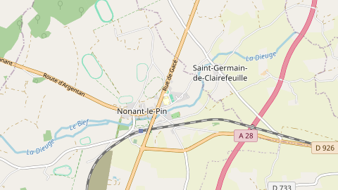 Carte de localisation de l'évènement