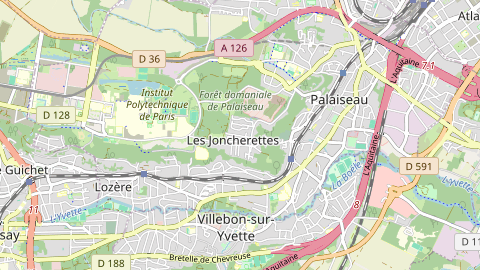 Carte de localisation de l'évènement