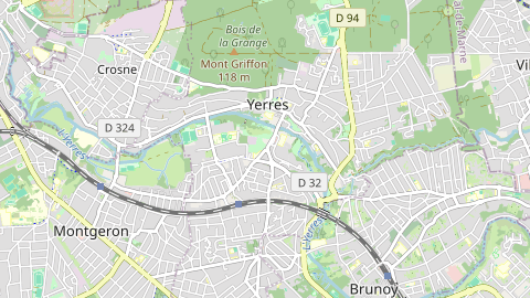 Carte de localisation de l'évènement