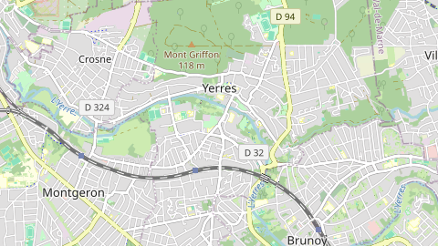 Carte de localisation de l'évènement