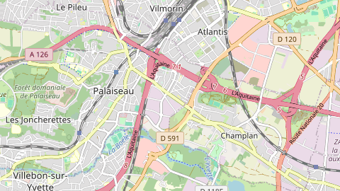 Carte de localisation de l'évènement