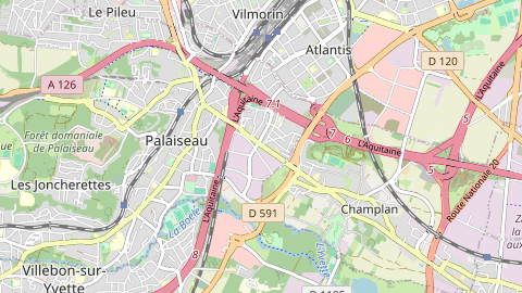 Carte de localisation de l'évènement