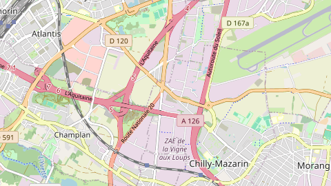 Carte de localisation de l'évènement