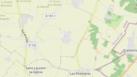 Carte de localisation de l'évènement