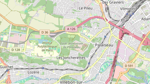 Carte de localisation de l'évènement