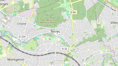 Carte de localisation de l'évènement