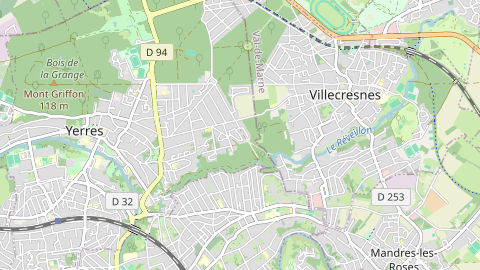 Carte de localisation de l'évènement