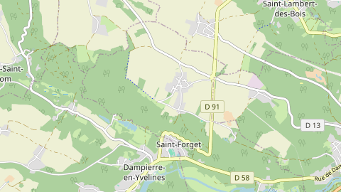 Carte de localisation de l'évènement