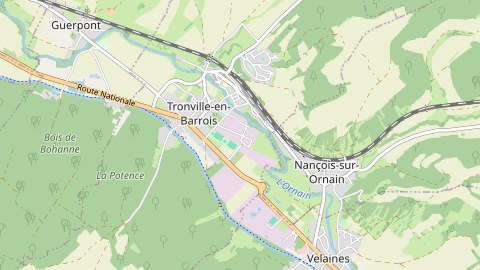 Carte de localisation de l'évènement