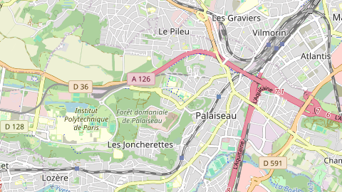 Carte de localisation de l'évènement