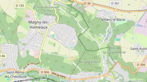 Carte de localisation de l'évènement