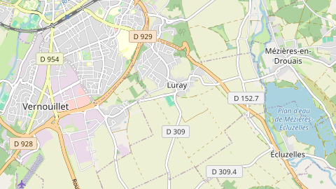 Carte de localisation de l'évènement