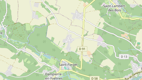 Carte de localisation de l'évènement