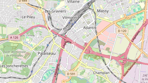 Carte de localisation de l'évènement