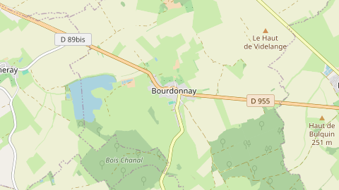 Carte de localisation de l'évènement