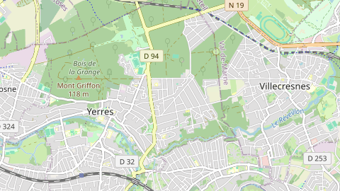 Carte de localisation de l'évènement