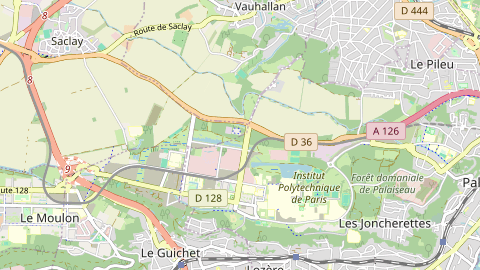 Carte de localisation de l'évènement