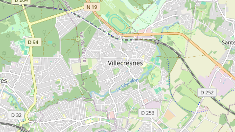 Carte de localisation de l'évènement